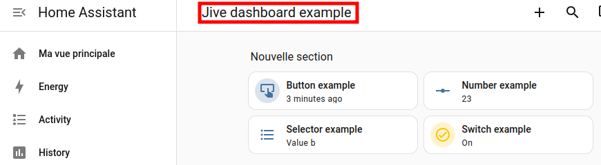 Create a dasboard